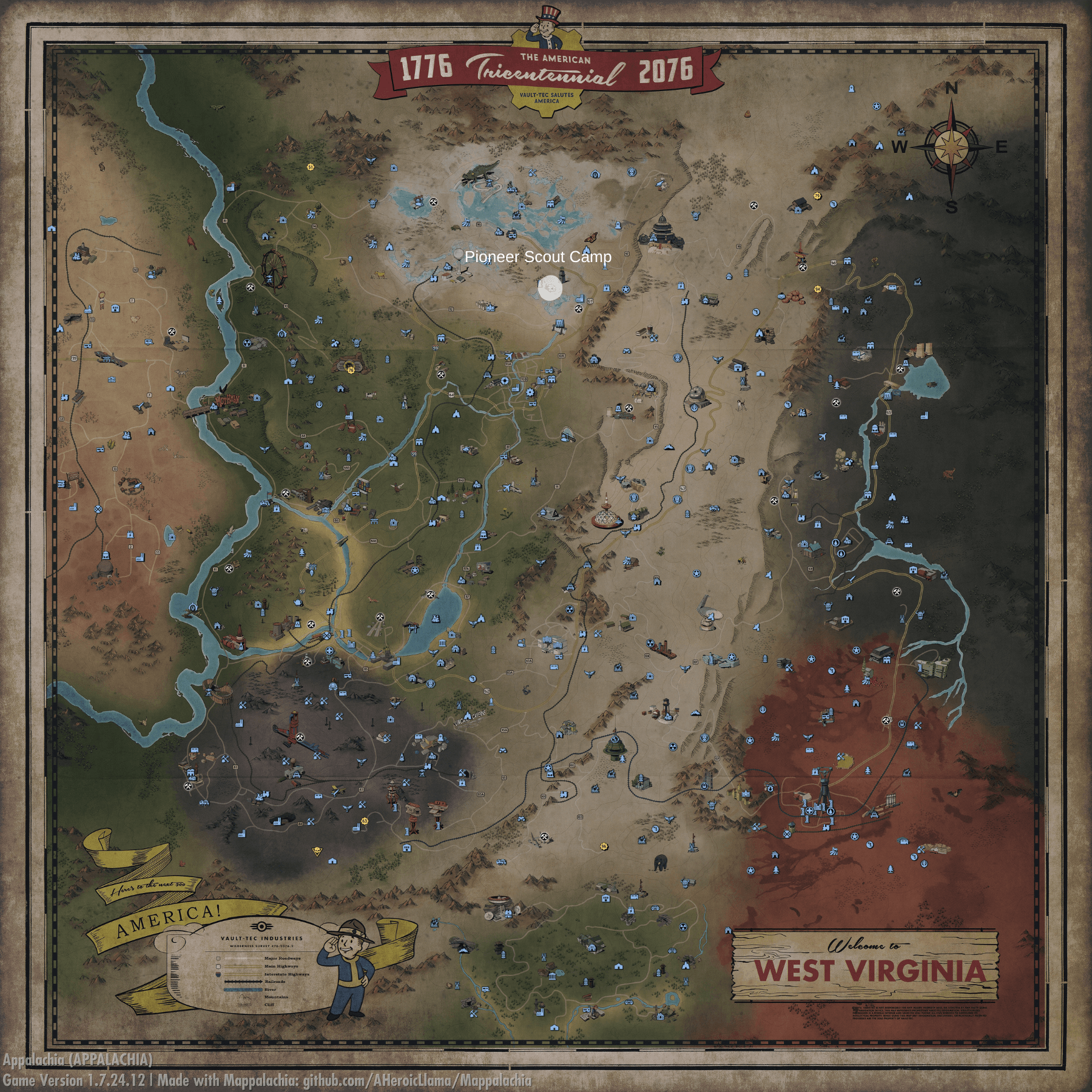 Pioneer Scout Camp Location